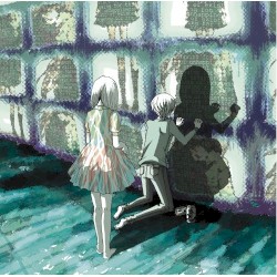 underdrawing for three forms of unhappiness at the state of existence cover art