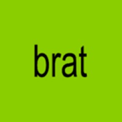 Brat cover art